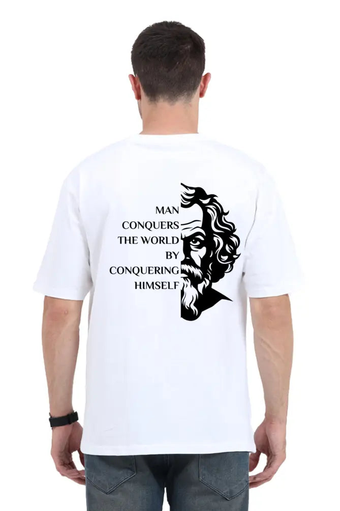 CIRCLE OF SHIVA: Courage -Unisex Oversized T-Shirt | Premium Cotton & Bold Design Circle of Shiva