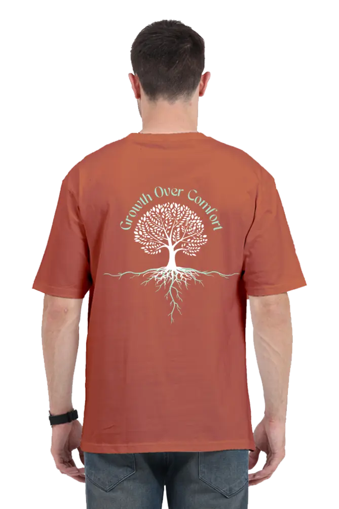 CIRCLE OF SHIVA: "Growth Over Comfort" Oversized T-Shirt | Wear Your Journey CoS