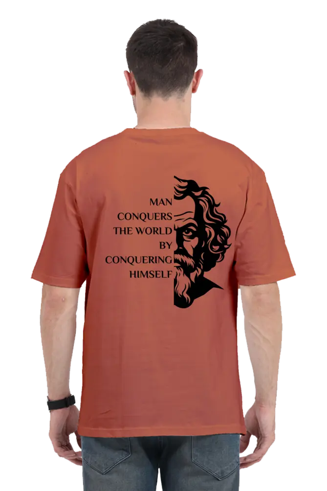 CIRCLE OF SHIVA: Courage -Unisex Oversized T-Shirt | Premium Cotton & Bold Design Circle of Shiva